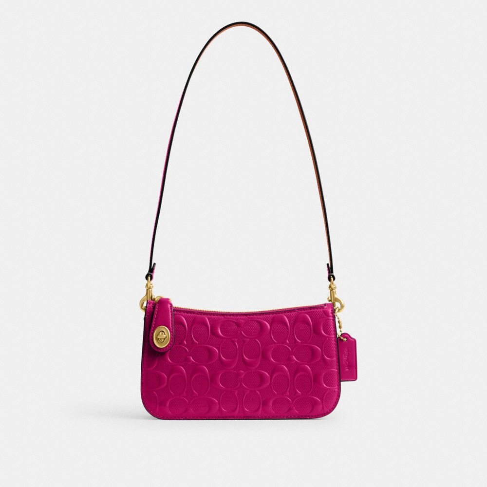 Hot pink best sale coach handbag