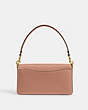 COACH®,TABBY SHOULDER BAG 26 IN SIGNATURE LEATHER,Patent Leather,Medium,Brass/Cappuccino,Back View
