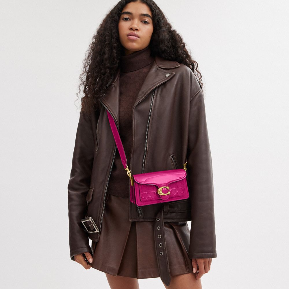 COACH®,Tabby Shoulder Bag 20 In Signature Leather,