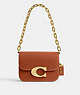 COACH®,IDOL BAG,Brass/Burnished Amber,Front View