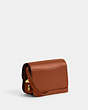 COACH®,IDOL BAG,Luxe Refined Calf Leather,Medium,Brass/Burnished Amber,Angle View