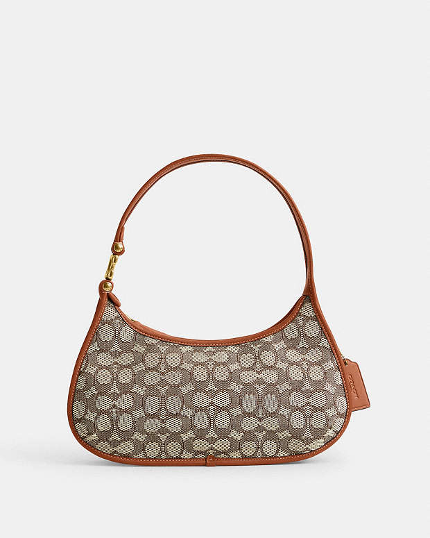 COACH®: Eve Shoulder Bag In Signature Textile Jacquard
