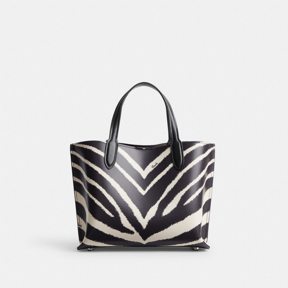 Coach zebra sale tote