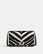 COACH®,BANDIT SHOULDER BAG IN HAIRCALF WITH ZEBRA PRINT,Haircalf Leather,Silver/Zebra,Front View