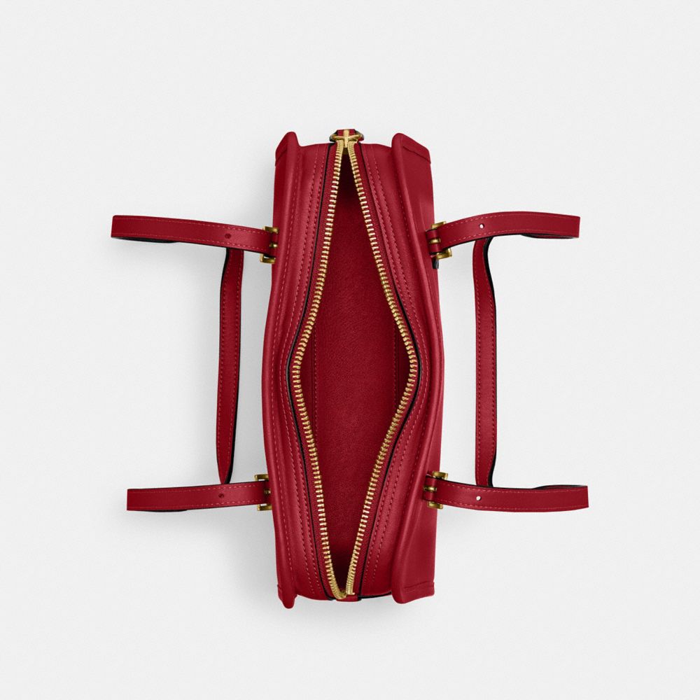 Shop Coach Swing Zip In Brass/ruby