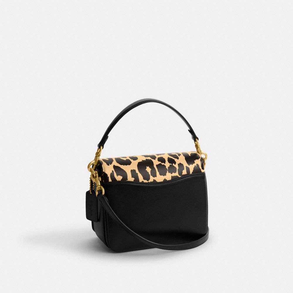 COACH®,Cassie Crossbody Bag 19 With Leopard Print,,Angle View