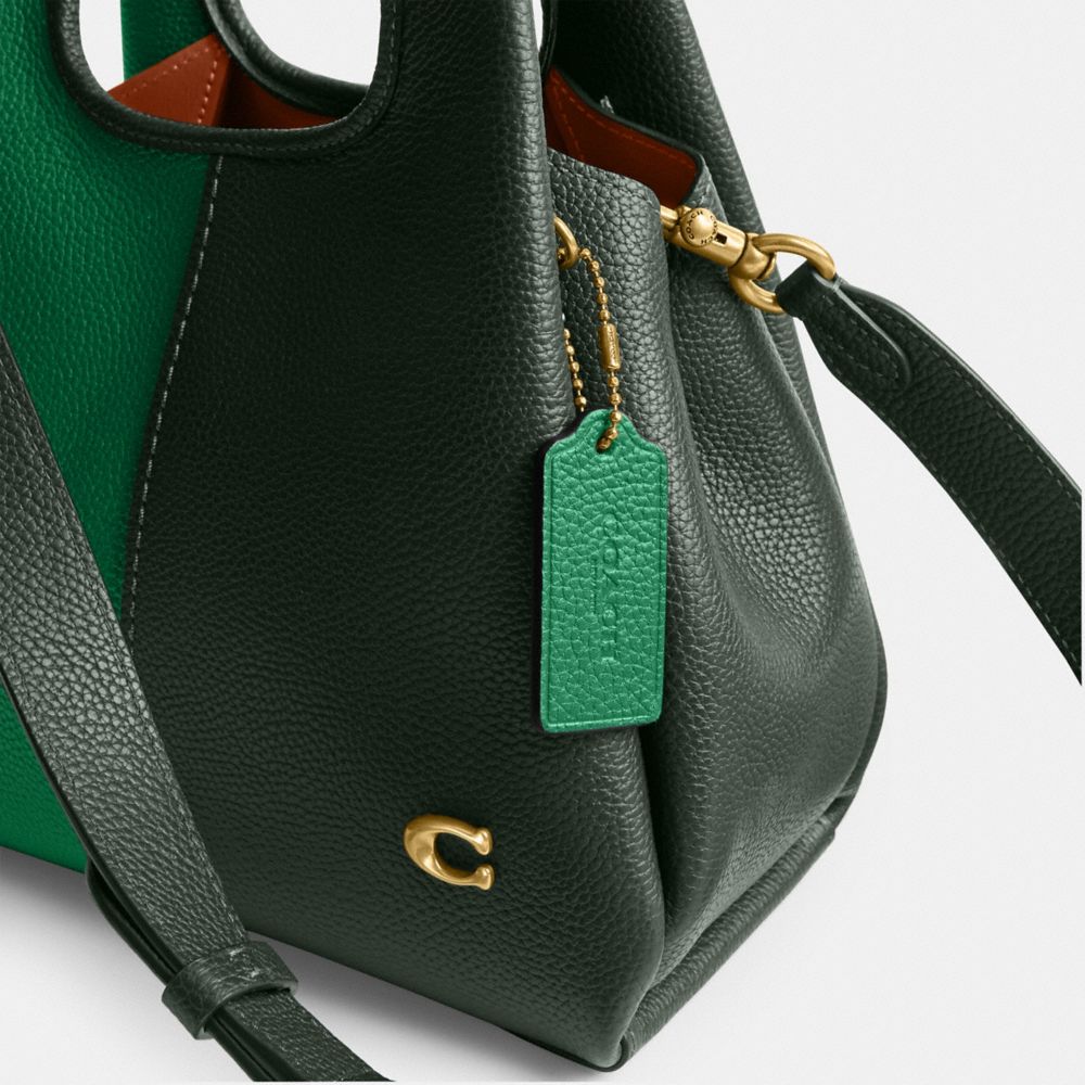 Buy Coach Grey Hadley Hobo 21 Bag in Colourblock Pebble Leather for WOMEN  in Oman