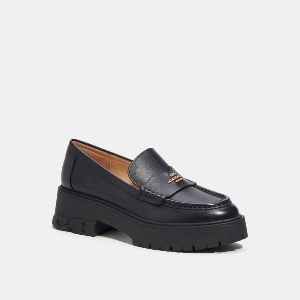 COACH®,RUTHIE LOAFER,Black,Front View image number 0