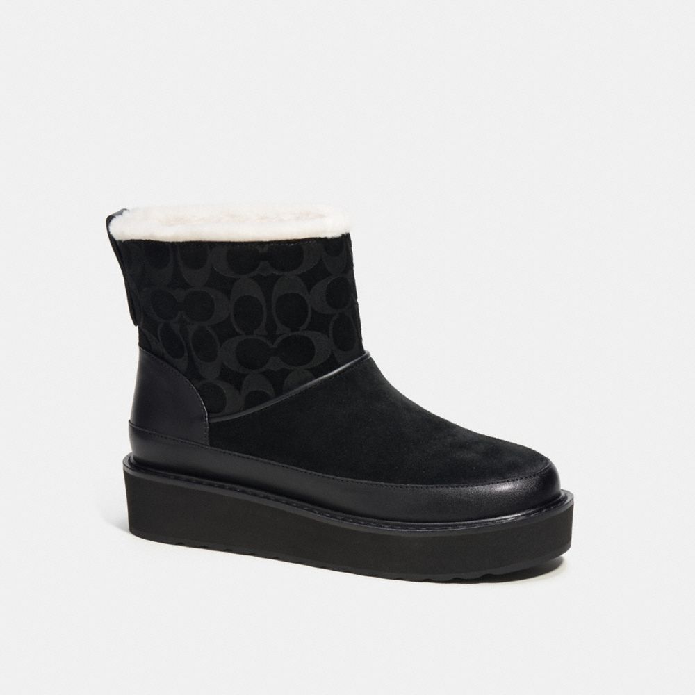 COACH®,INDI BOOTIE,Black,Front View image number 0
