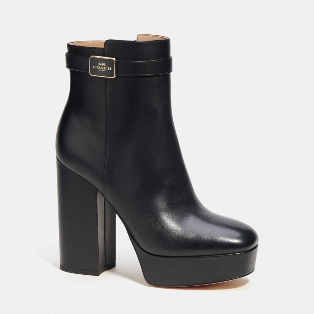 Coach black ankle clearance boots