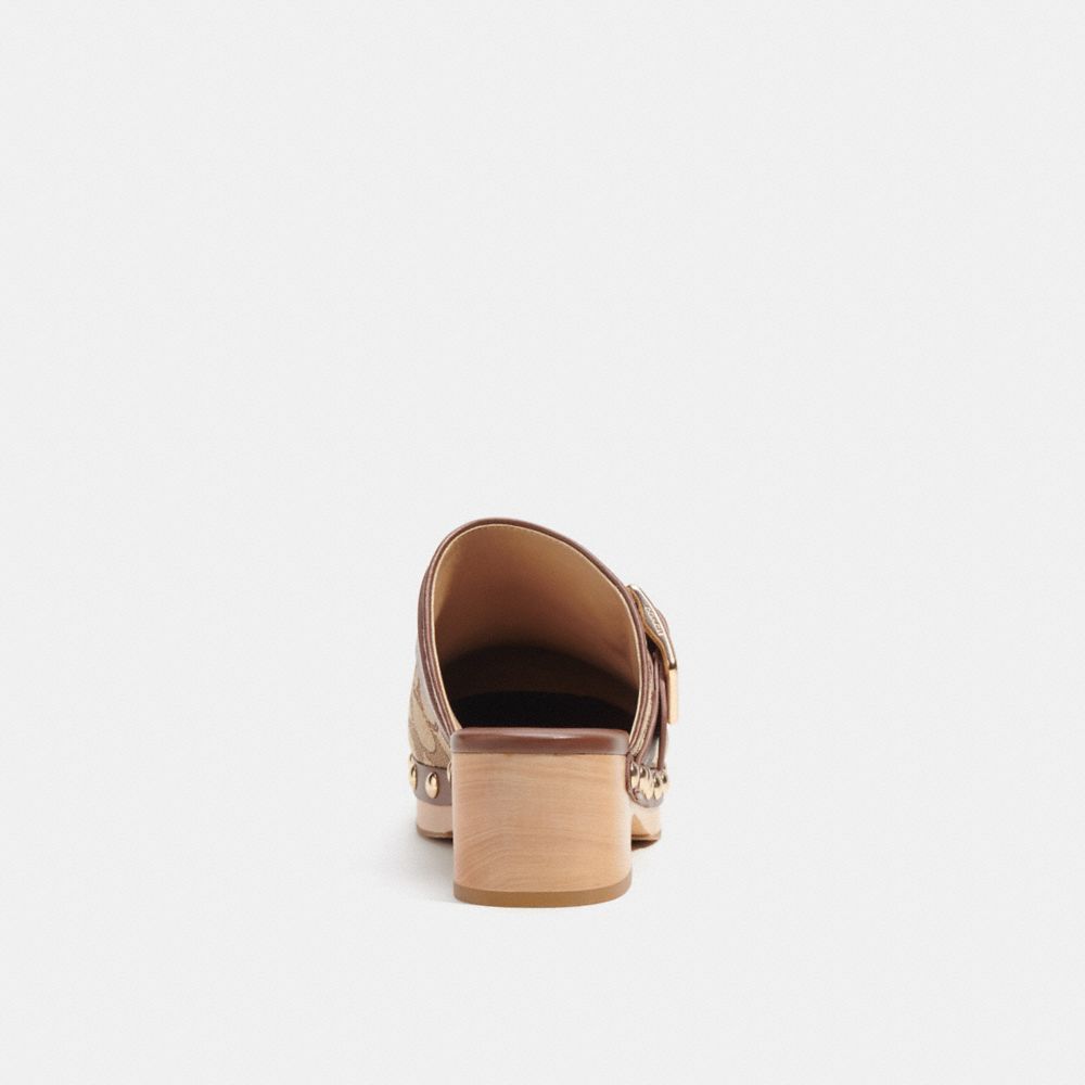 COACH®,Faryn Clog In Signature Jacquard,,Alternate View