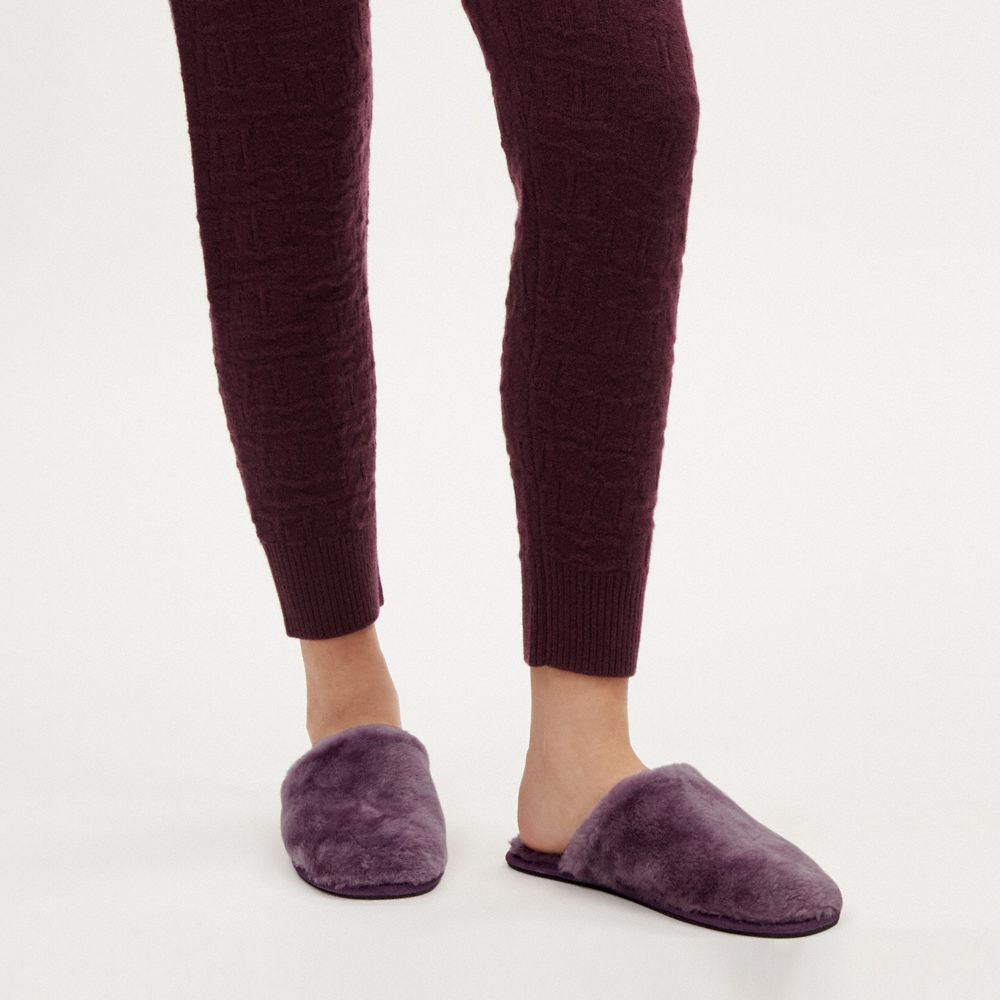 Zennie Slipper In Signature Shearling