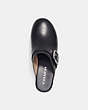 COACH®,FARYN CLOG,Leather,Black,Inside View,Top View