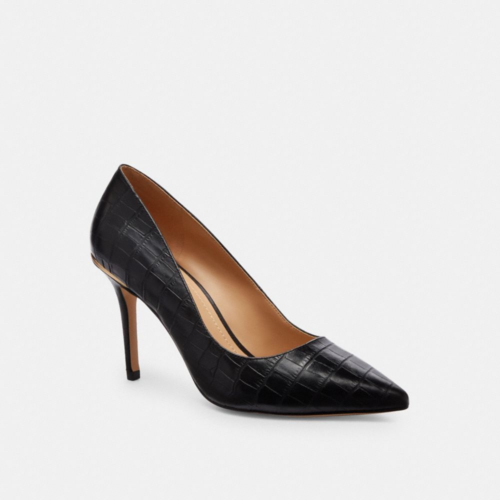 Coach black sale pumps