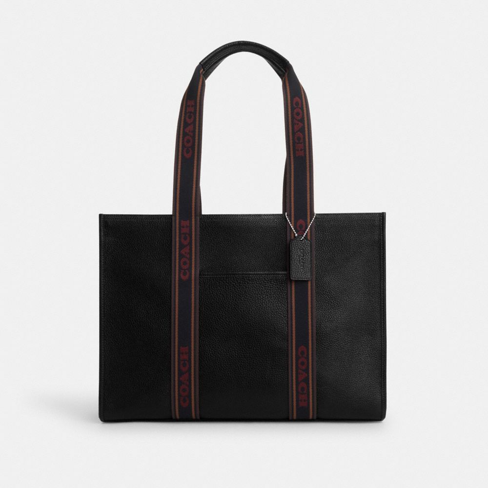 Silver Black Multi Large Smith Tote Bag