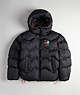 COACH®,Coachtopia Loop Quilted Puffer Jacket,Polyester,Black,Front View