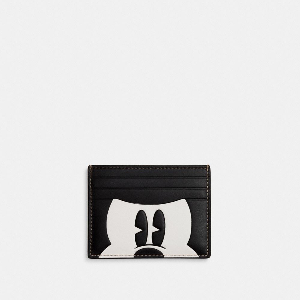 COACH® | Disney X Coach Slim Id Card Case With Mickey Mouse