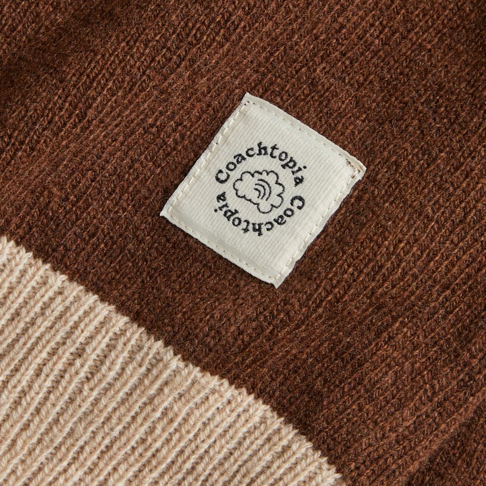 Coach Crewneck Sweater With Intarsia Star Frog Graphic — фото 5