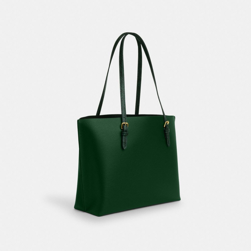 Coach emerald green discount bag