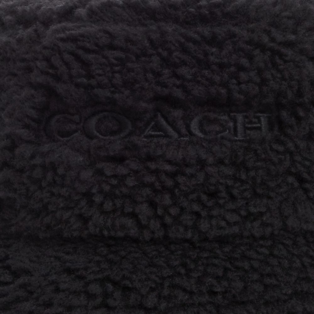 COACH®,CHAPEAU BOB EN SHERPA,Noir