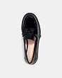 COACH®,LEAH LOAFER,Leather,Kesari's Picks,Black Patent,Inside View,Top View