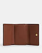 COACH®,MICRO WALLET IN SIGNATURE CANVAS,pvc,Im/Brown/Redwood,Inside View,Top View
