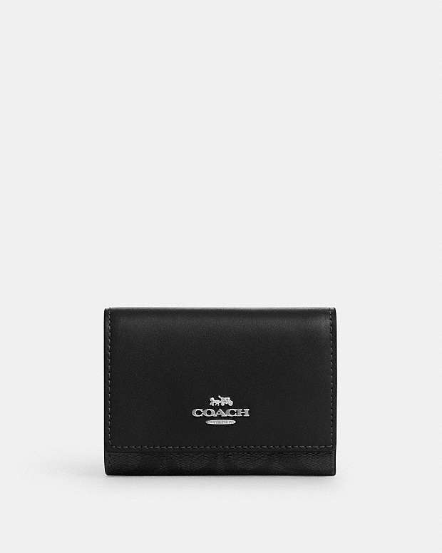 Micro Wallet In Signature Canvas