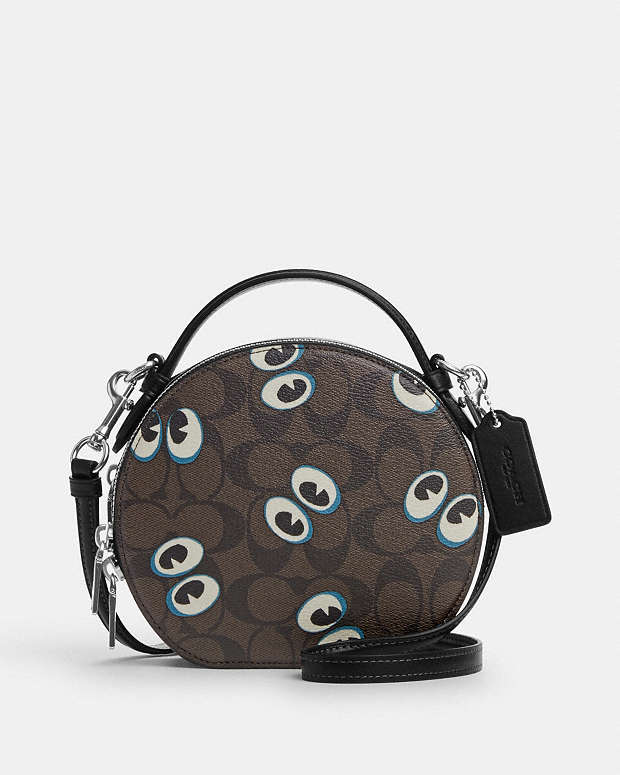 COACH® | Canteen Crossbody In Signature Canvas With Halloween Eyes