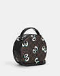 COACH®,CANTEEN CROSSBODY IN SIGNATURE CANVAS WITH HALLOWEEN EYES,pvc,Silver/Brown Black Multi,Angle View
