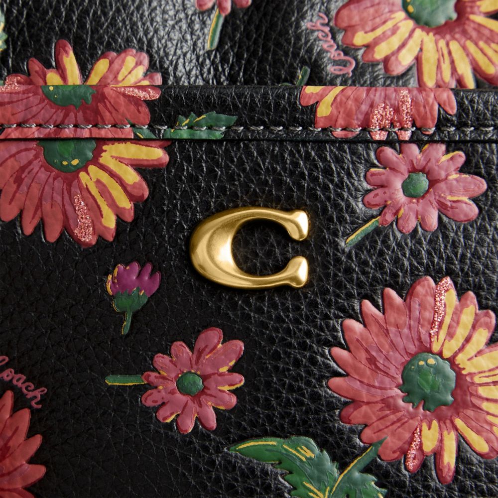 Coach Floral Bouquet Print Kitt Crossbody