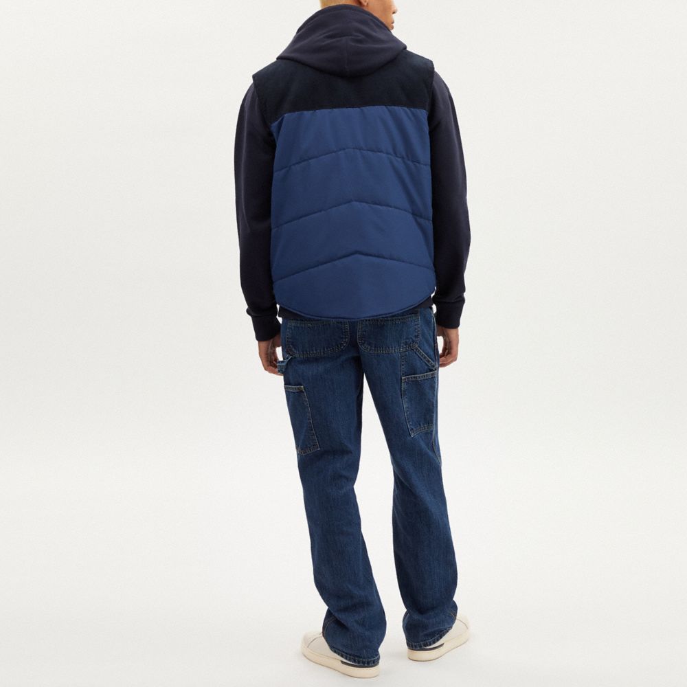 COACH®,コーデュロイ ベスト,ジャケット&コート,ﾈｲﾋﾞｰ