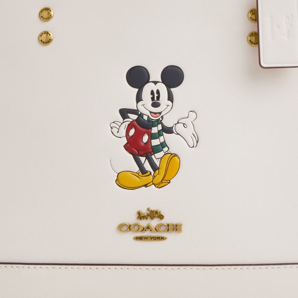 COACH®,Disney X Coach Dempsey Tote Bag 22 With Mickey Mouse,
