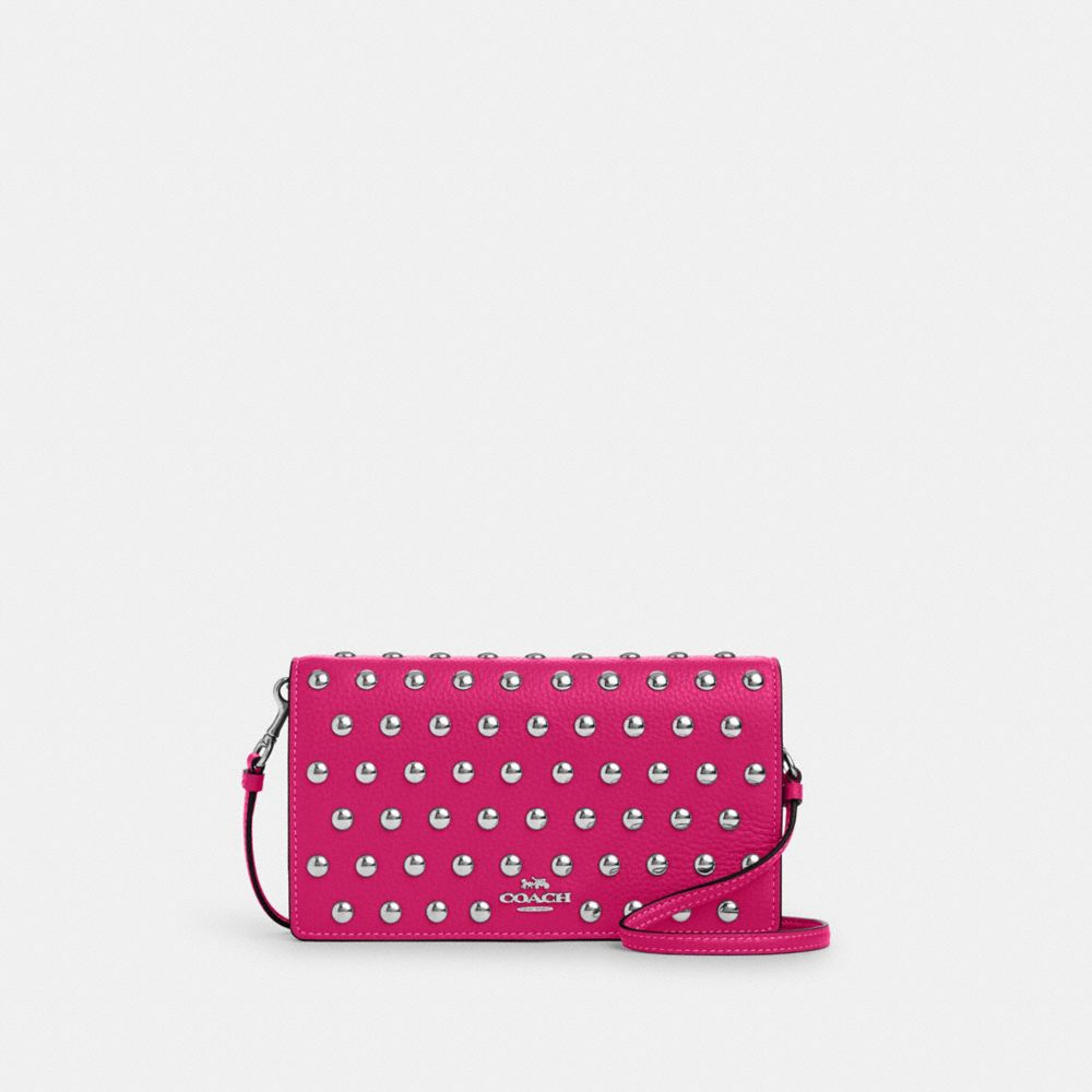 COACH®  Anna Foldover Clutch Crossbody With Rivets