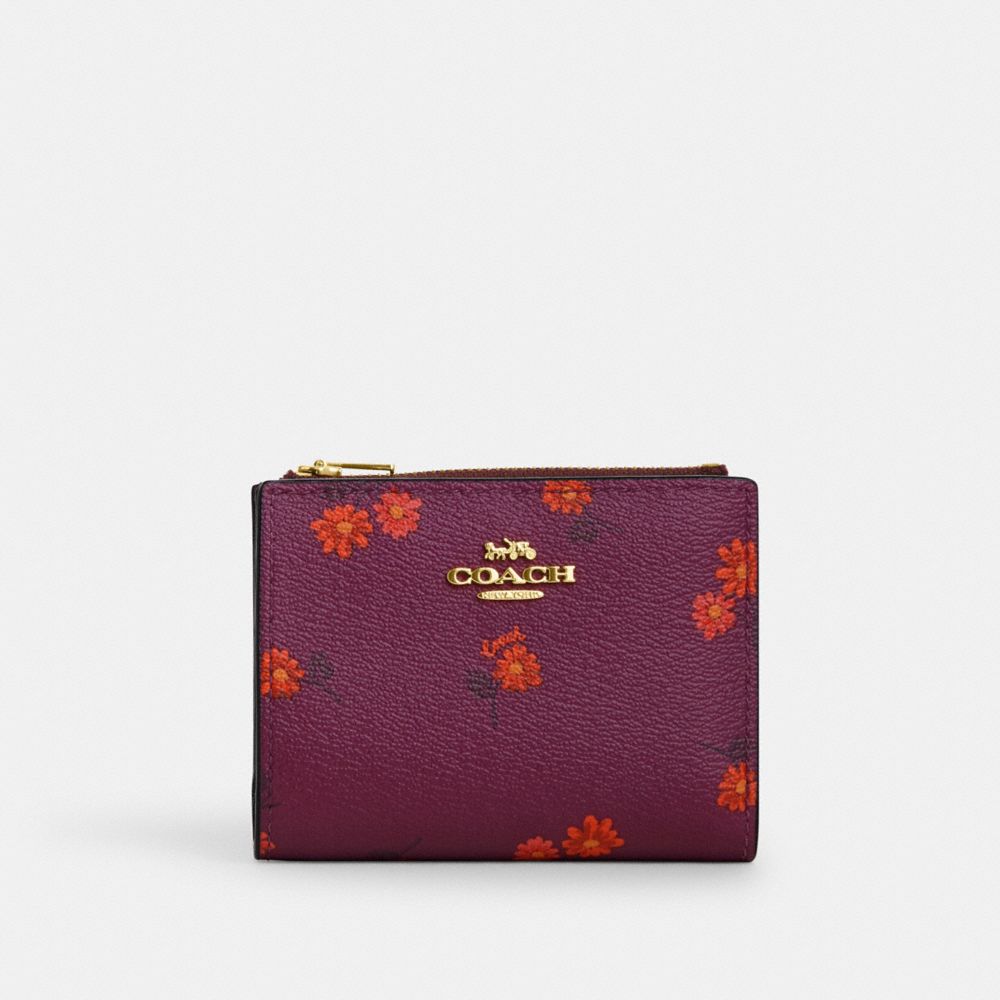 Bifold Wallet With Country Floral Print