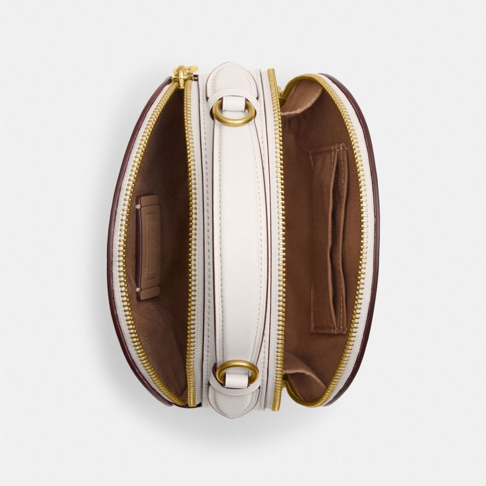 COACH®,Disney X Coach Canteen Crossbody Bag With Mickey Mouse,,Inside View,Top View