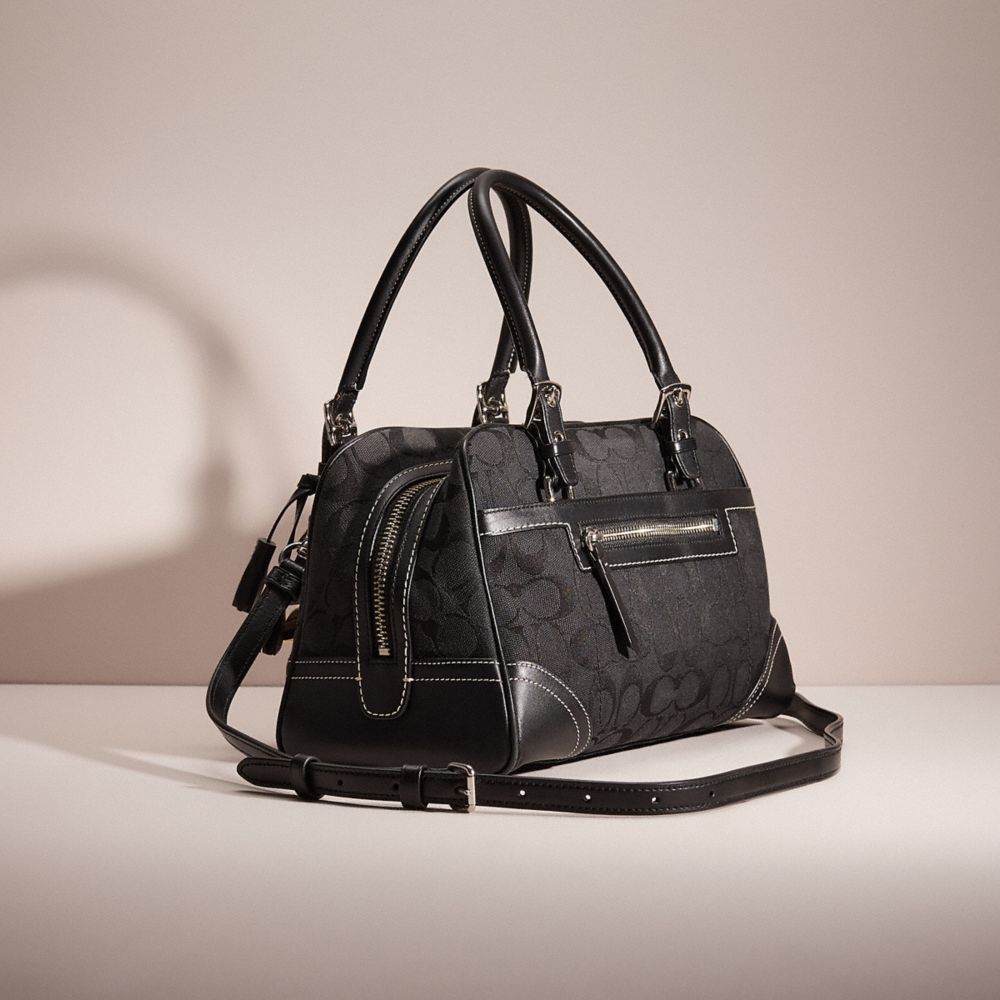 COACH®,Upcrafted Signature Satchel,,Angle View