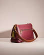 COACH®,UPCRAFTED SOFT TABBY SHOULDER BAG,Brass/Wine,Angle View