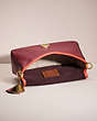 COACH®,UPCRAFTED SOFT TABBY SHOULDER BAG,Brass/Wine,Inside View,Top View