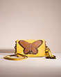 COACH®,UPCRAFTED PENNY SHOULDER BAG,Brass/Sunflower,Front View