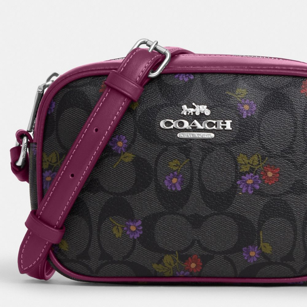 COACH®,Mini Jamie Camera Bag In Signature Canvas With Country Floral Print,