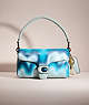 COACH®,UPCRAFTED PILLOW TABBY SHOULDER BAG 26,Medium,Pewter/Aqua,Front View