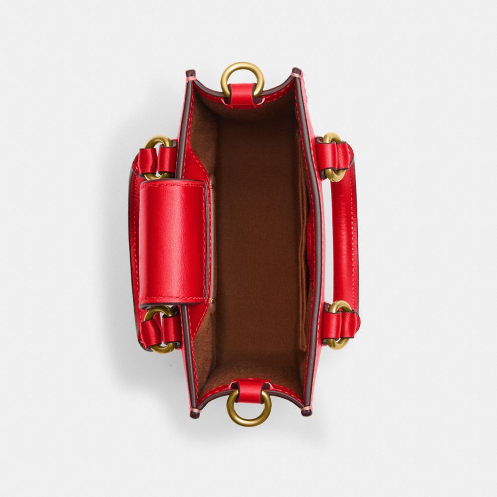 COACH®,【DISNEY X COACH】ノース／サウス ミニ トート / ミニーマウス,ミニバッグ&お財布ショルダー,