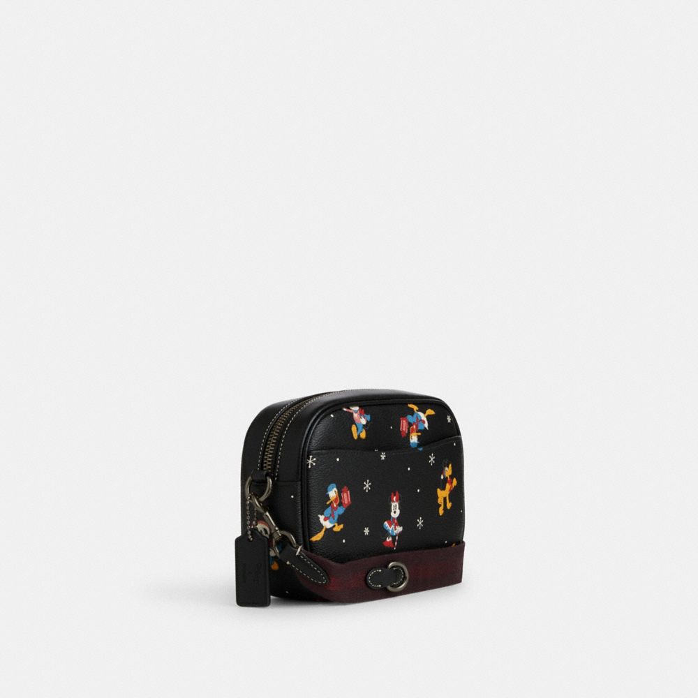 Coach Outlet Disney x Coach Mini Dempsey Bucket Bag in Signature Jacquard with Mickey Mouse Print - Multi