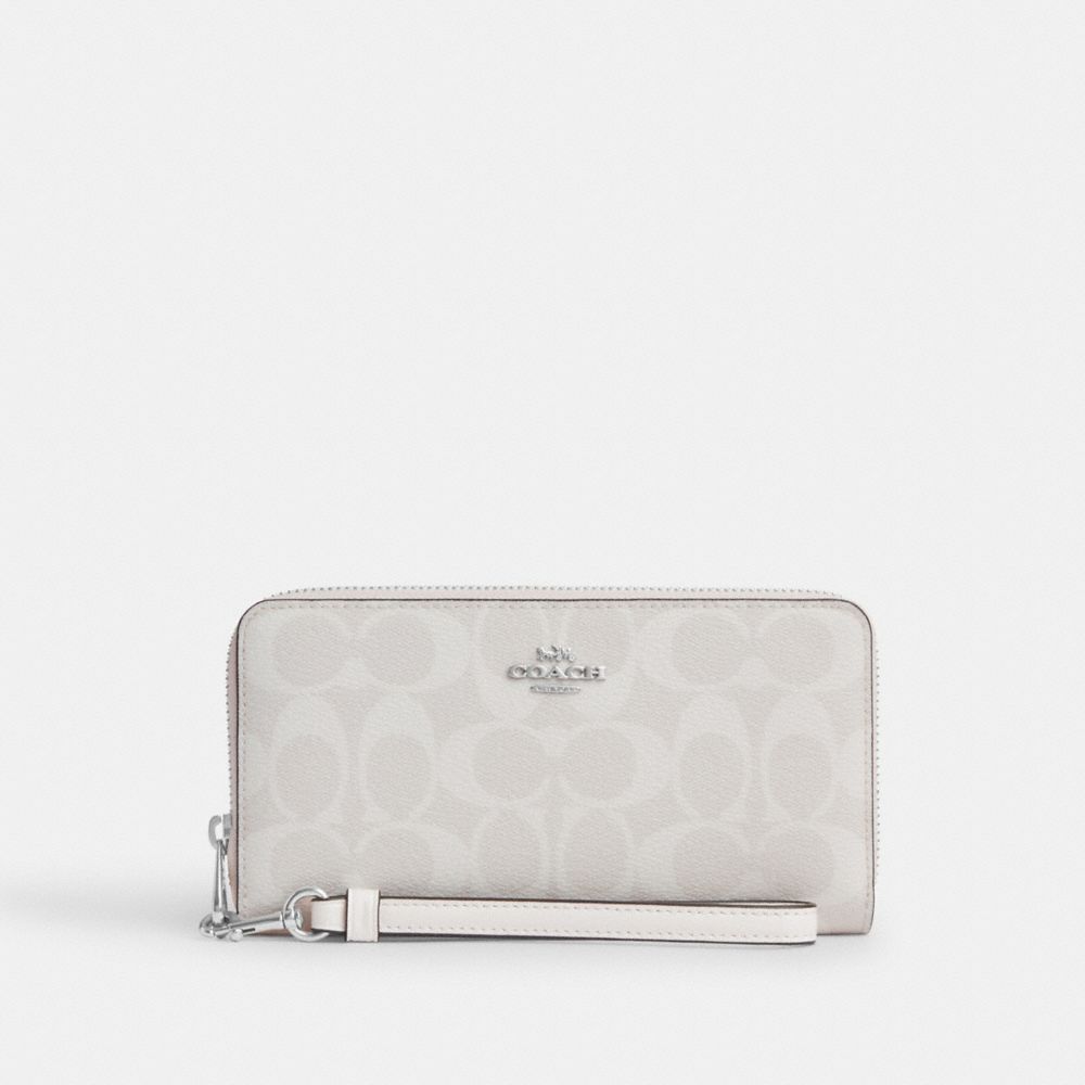 White best sale coach wristlet