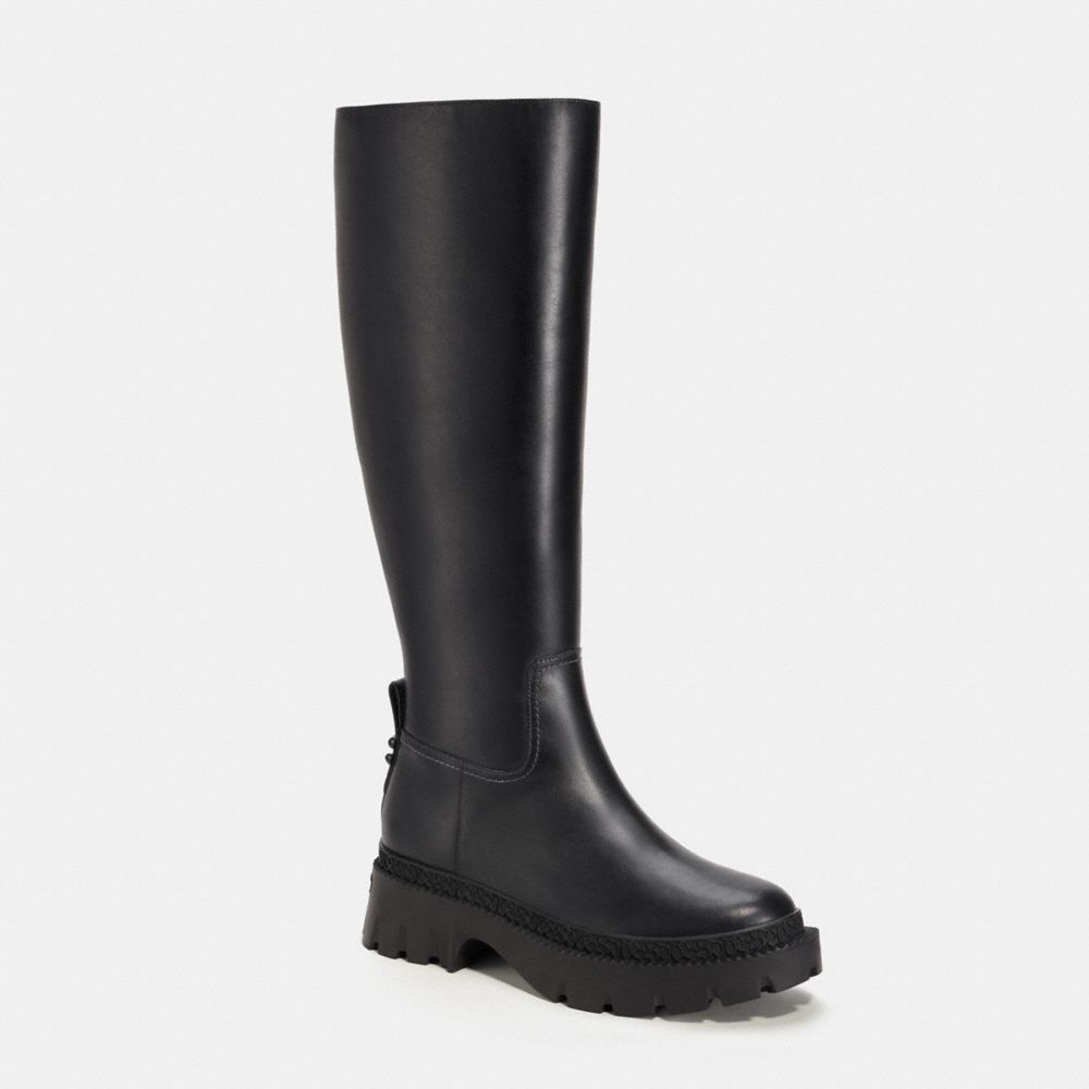 COACH®,JULIETTA BOOT,Black,Front View image number 0