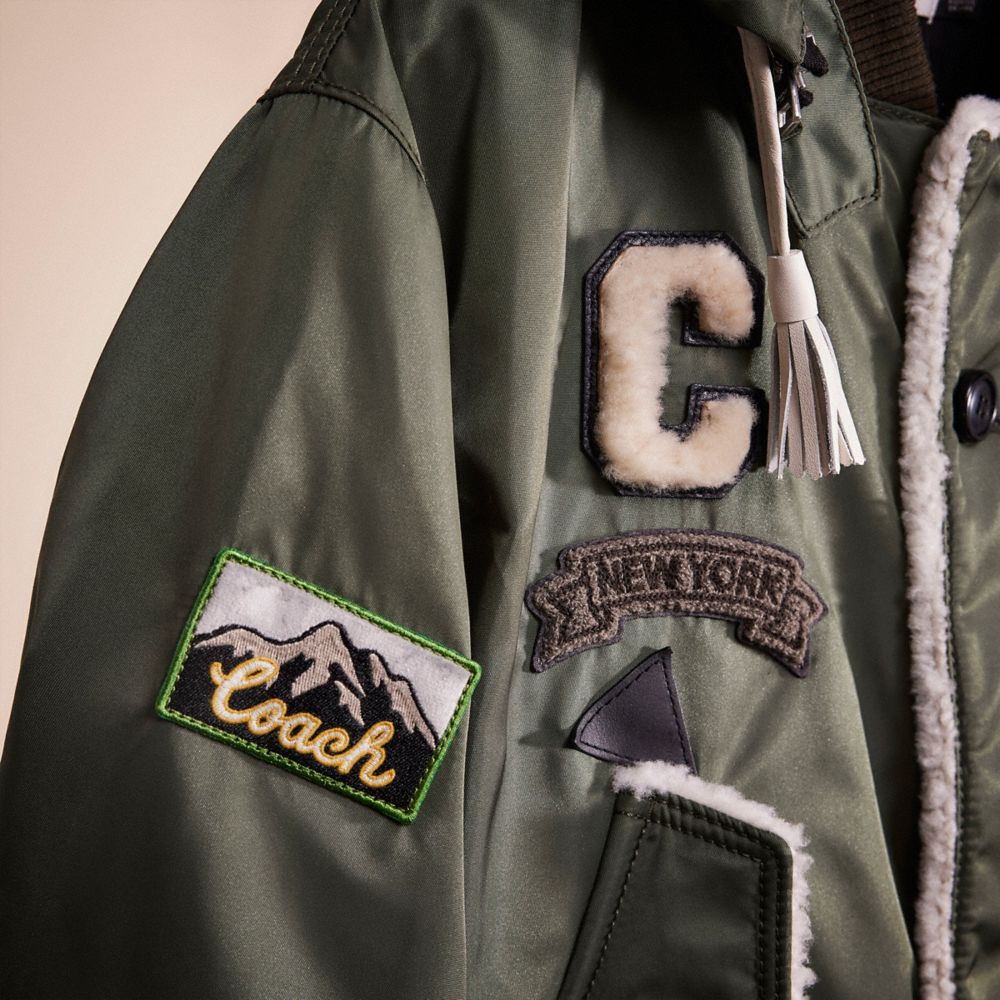 配送員設置 ミュージシャン FreewayChar ZICCA Emblem Coach Jacket 