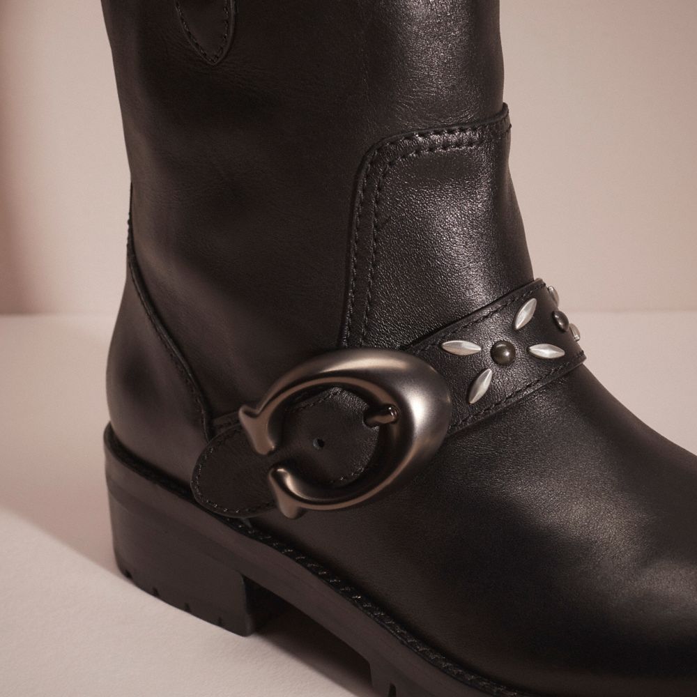 Coach leighton outlet bootie