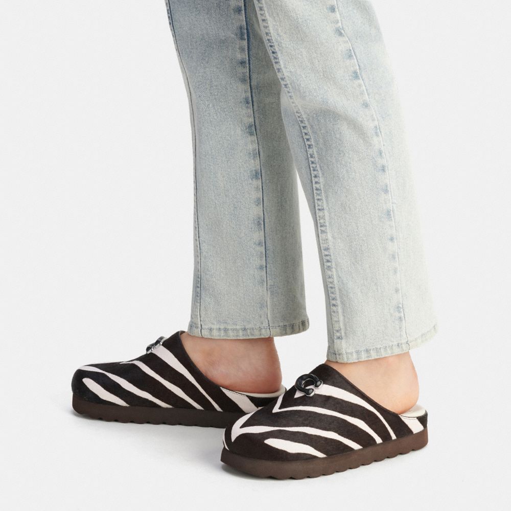 Zebra slippers for on sale adults