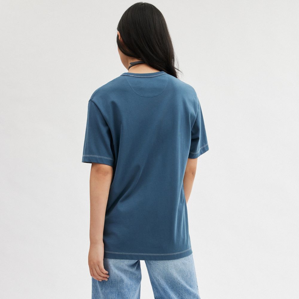 COACH®,Varsity T Shirt,,Scale View