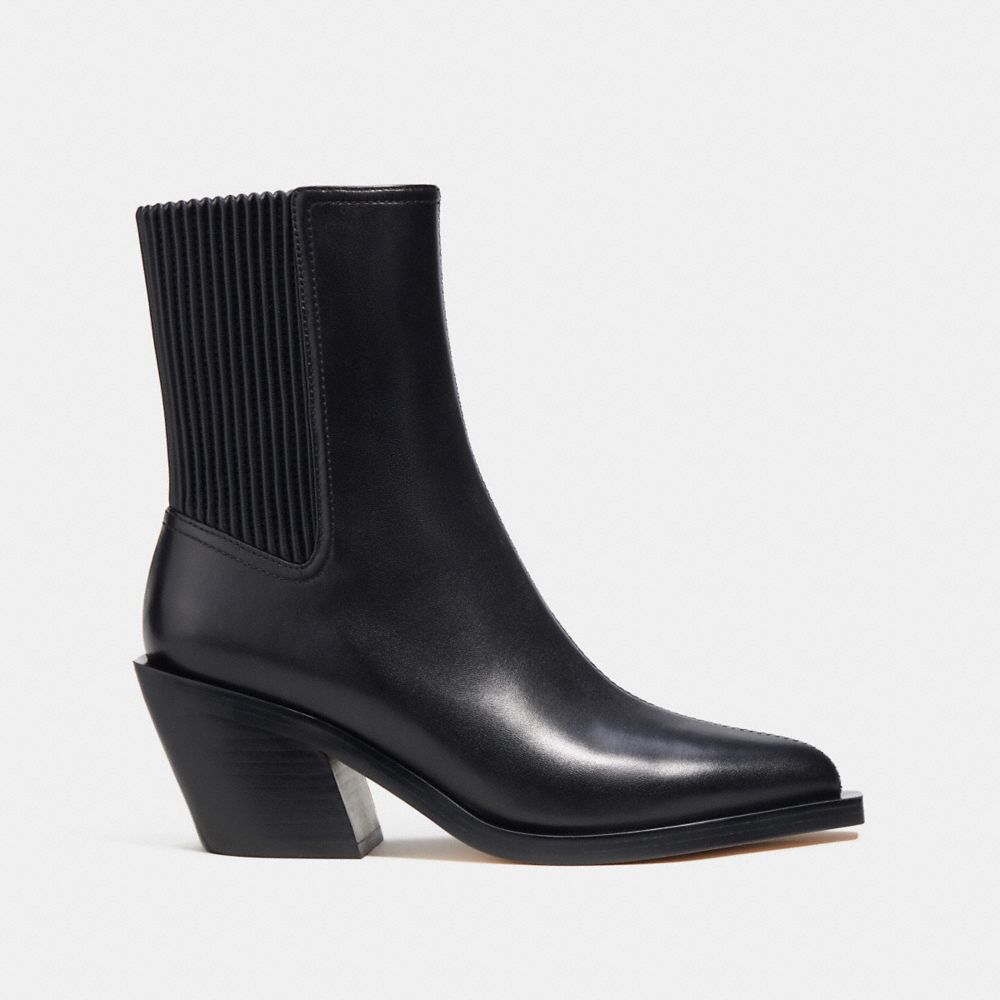 Coach black sale ankle boots